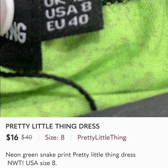 PRETTY LITTLE THING DRESS - Picture 3 of 3